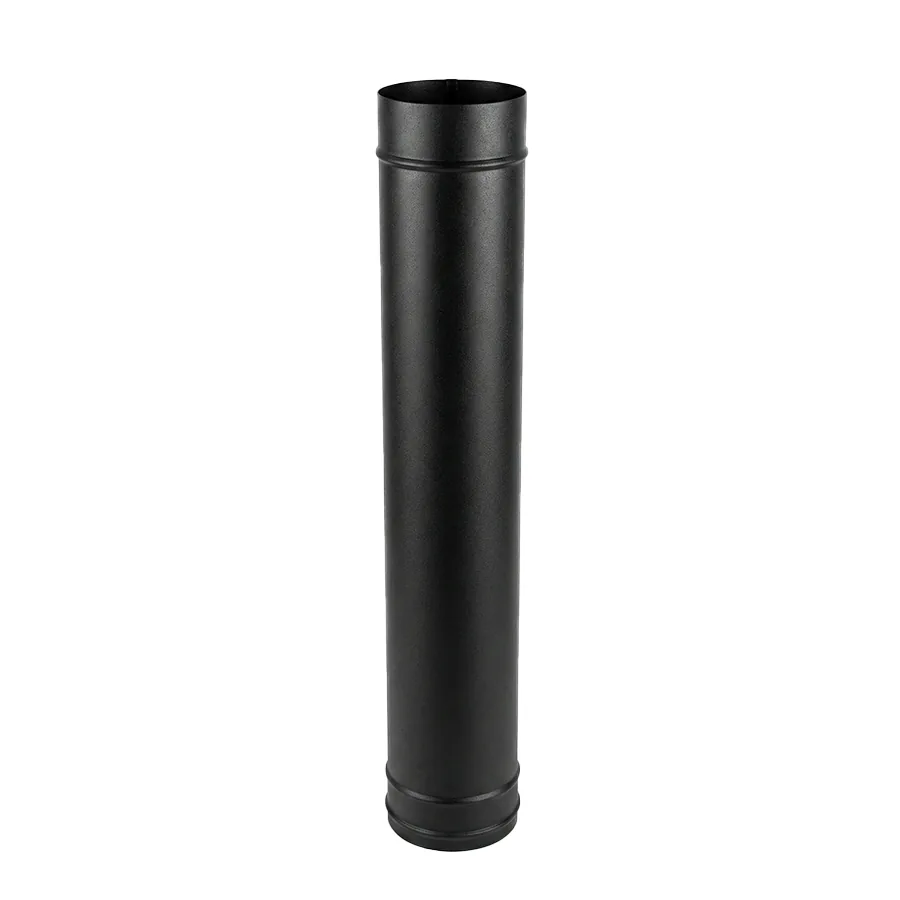 HARD 600/RAL9005 Труба — 115 — 1 м — нерж 1 мм (AISI 430)